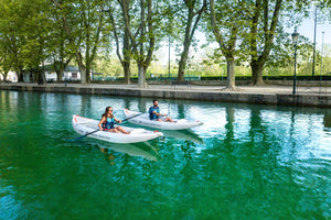 Aqua Marina Halve - Ultra-light Packayak 1/2-person Dropstitch Deck Inflatable Kayak
