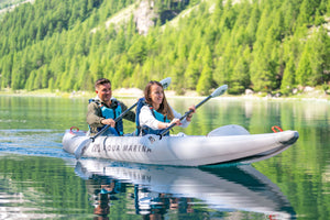 Aqua Marina Halve - Ultra-light Packayak 1/2-person Dropstitch Deck Inflatable Kayak