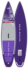 Load image into Gallery viewer, Aqua Marina Coral Touring Inflatable SUP Paddle Board 11&#39;6&quot; Night Fade Purple