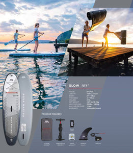 Aqua Marina Glow Inflatable Paddle Board SUP With Ambient Light System