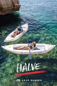 Aqua Marina Halve - Ultra-light Packayak 1/2-person Dropstitch Deck Inflatable Kayak