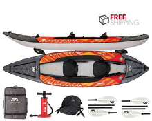 Load image into Gallery viewer, Aqua Marina Memba 390 2 Person Drop-Stitch Inflatable Kayak