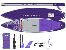 Load image into Gallery viewer, Aqua Marina Coral Touring Inflatable SUP Paddle Board 11&#39;6&quot; Night Fade Purple